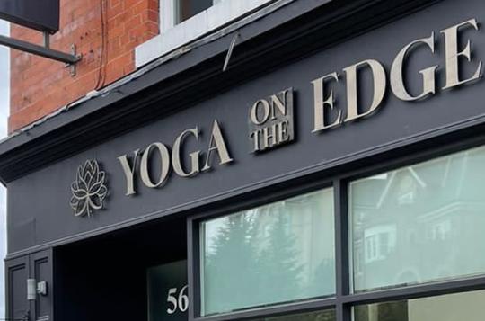 Yoga on the Edge - yoga studio exterior